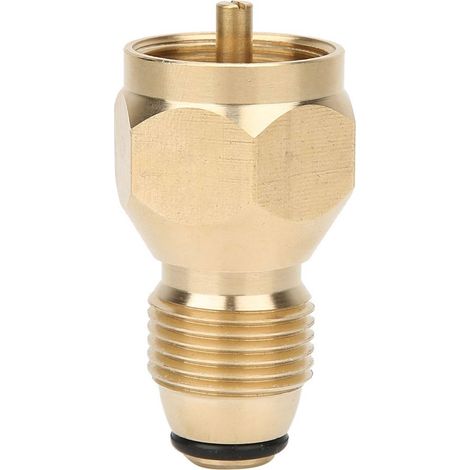Gaskartuschen-nachfülladapter – Edelstahl – 7/8"-14 Unf Linksgewinde Außen – 1"-20 Innengewinde – Für Grill Und Camping – 1 Stück