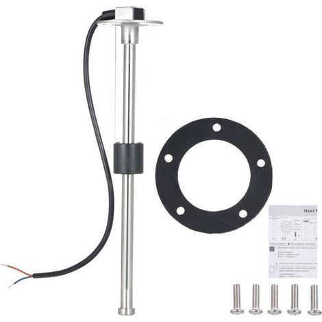 Kraftstoffstandsensor – Edelstahl – 240 Bis 33 Ohm Ausgang – Sae 5-pin-standard – Ip67 Wasserdicht – Für Boote, Autos, Lkw, Wohnmobile – 229 Mm