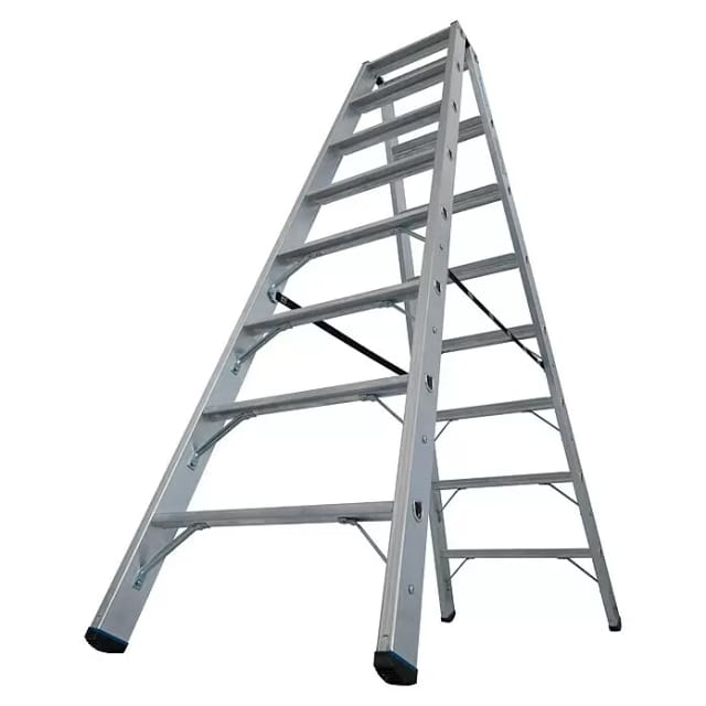 Krause Doppelleiter Stabilo 2 x 8 Stufen 225 kg