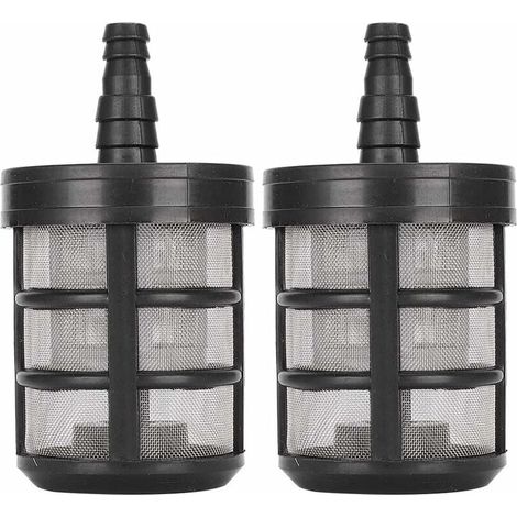 Schlauchfilter – Doppellagiger Edelstahlfilter, 60 Mesh – Schutz Für Gartenpumpen, Bewässerungsanlagen Und Autowaschanlagen – 2 Stück