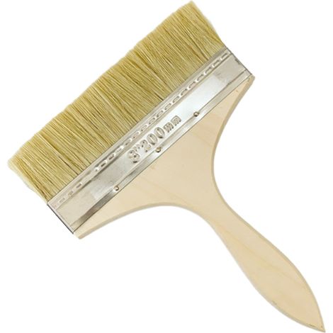 Spalter Pinsel – 200 Mm – Holzgriff – Für Farbe, Beize, Lack, Öl, Acryl – Innen/außen – 1 Stück