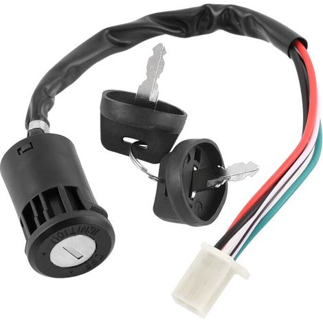 Zündstartschalter – Universal Für Motorrad, Quad, Atv Und Mountainbike – Mechanischer Schlüssel – 1 Stück