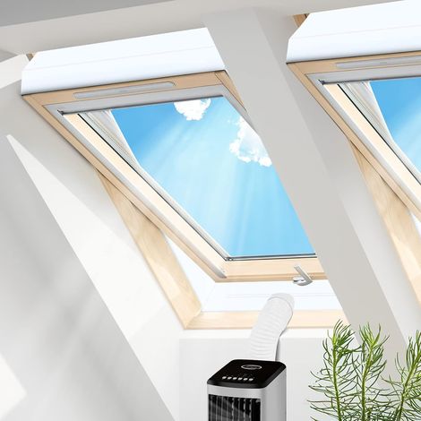 Fensterisoliergewebe – Für Mobile Klimaanlagen Und Wäschetrockner – Dichtungsset Für Drehfenster – Bis Zu 380 Cm – 2-teilig