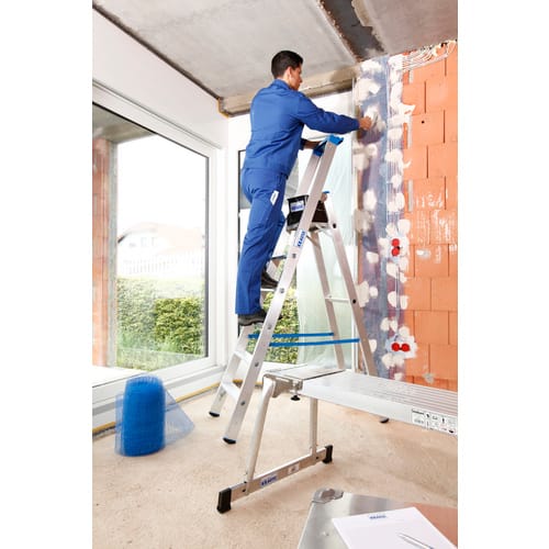 Krause Stehleiter Stabilo 6 Stufen 205 cm x 55 cm x 120 cm