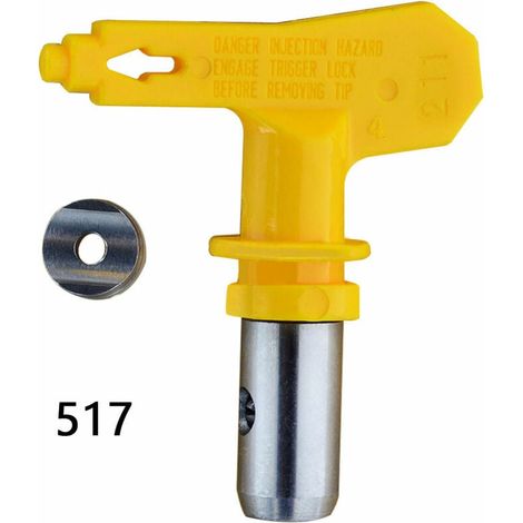 Düsensatz – 21 Düsen Für Airless-spritzgeräte – Kompatibel Mit Den Meisten Elektrischen Hochdruck-spritzpistolen – Modelle 217 Bis 649 – Gelb