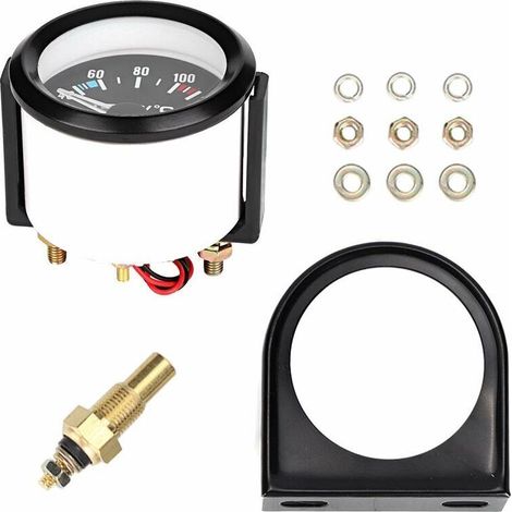 Wassertemperaturanzeige – 52 Mm – 40 Bis 120 °c – Blaue Hintergrundbeleuchtung – 12 V Dc – Für Autos – 1 Stück