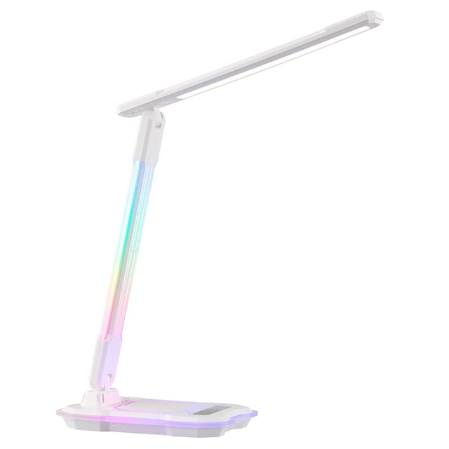 Brilliant LED-Tischlampe Cyberglow Weiß 31,6 cm