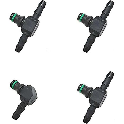 Rücklaufanschluss Für Diesel-einspritzdüsen – Common Rail – 2-wege L Und 3-wege T – 5,5 Mm Einlass / 4,85 Mm Auslass – 4 Stück