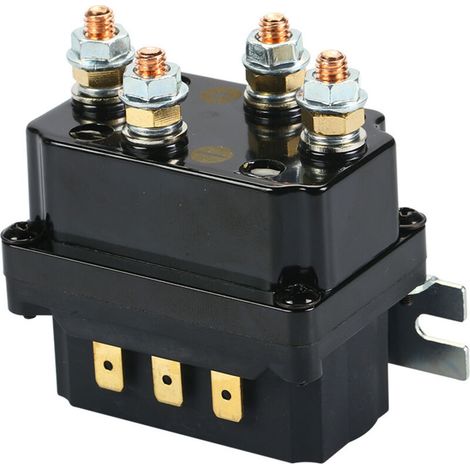 Seilwindenrelais-set – 12 V, 250 A – Für Industrie- Und Geländefahrzeuge – Mit Fernschalter – 1 Stück