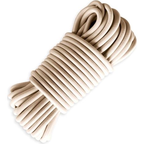 Elastisches Bungee-seil – 25 M – Durchmesser 10 Mm – Für Schutzplanen – 1 Rolle