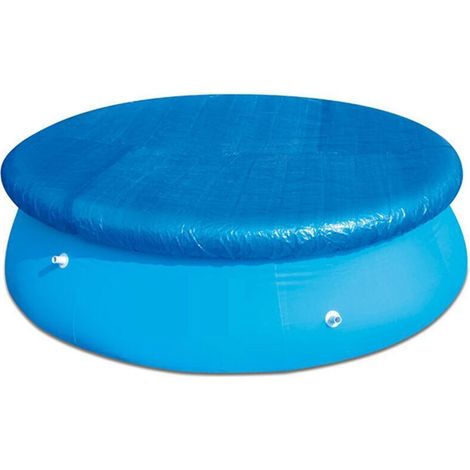 Runde, Wasserdichte Polyethylen-poolabdeckung – Für Aufblasbare Pools – Mit Kordelzug – 183 Cm – Blau – 1 Stück