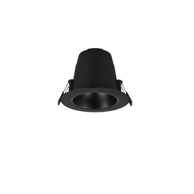 Trio LED-Einbauleuchten Virunga Schwarz Matt Ø 11 cm