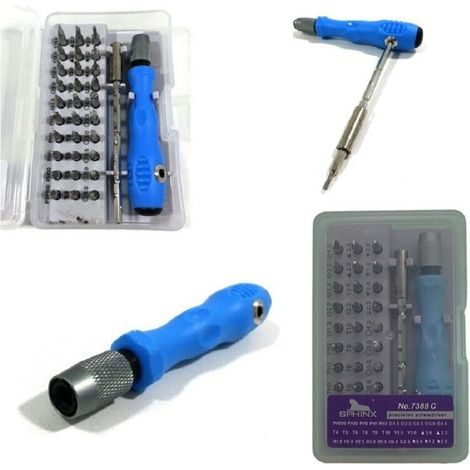 32-in-1 Schraubendreher-set – Torx-bits T4, T5, T6, T8, T9, T10 Und Verschiedene Profile – Zur Reparatur Von Handys, Uhren Und Pcs – 32-teilig