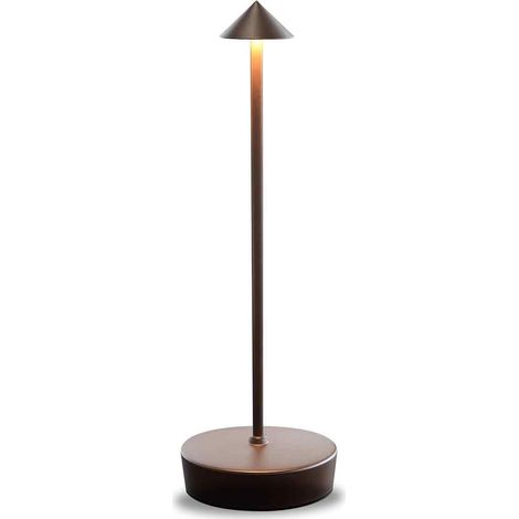 Led-tischleuchte – Aluminium – Dimmbar – Schutzart Ip54 – Für Den Innen- Und Außenbereich Geeignet – Höhe 29 Cm – Eu-stecker – 1 Stück