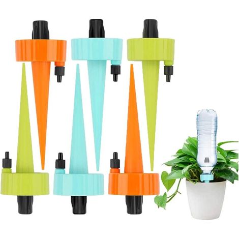 Automatische Gießkanne – Verstellbares Ventil Für Stufenweises Bewässern – Für Zimmerpflanzen Im Topf Und Hängepflanzen Im Garten – 6 Stück