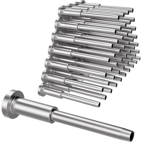 Geländerkabel-set – Unsichtbare Aufnahme, Edelstahl T316 – Crimpanschluss Für 1/8-zoll-kabel – Für Holz- Und Metallpfosten, 2x2 Zoll – 10 Stück