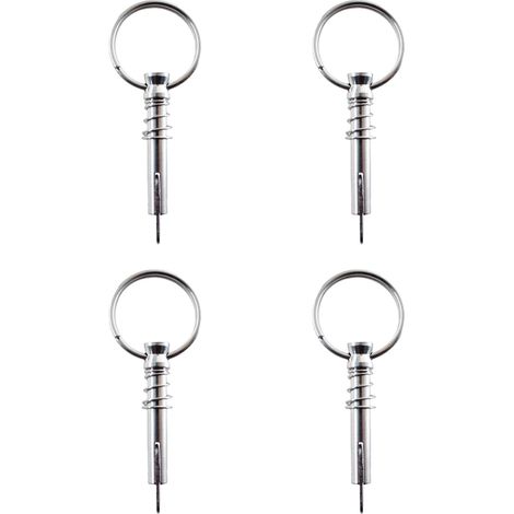Bimini-top-stifte – 6,35 Mm Durchmesser – Edelstahl 316 (marinequalität) – Für Bimini-tops, Markisen Und Deckscharniere – 4er-pack