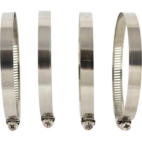Verstellbare Edelstahl-schlauchschelle 150 Mm – 141 Bis 165 Mm – Für Flexible Schläuche – 6er-pack