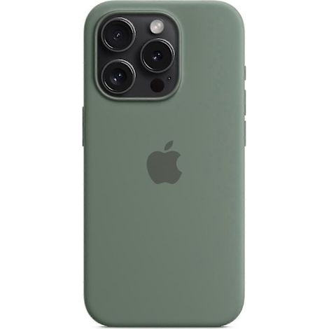 Silikonhülle – Kompatibel Mit Iphone 15 Pro – Stoßfester Schutz – Erhöhte Ränder Für Display Und Kamera – Magnetisch – Grün