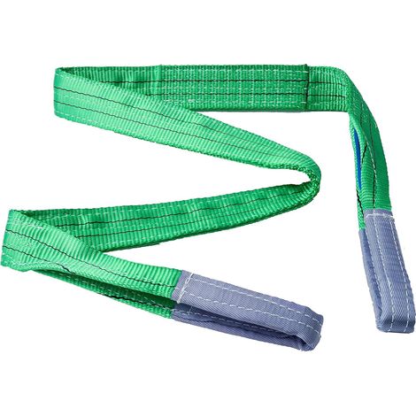 Hebegurt – Polyester – 2000 Kg – 60 Mm X 2 M – Entspricht En 1492-1 Und En 1492-2 – Grün