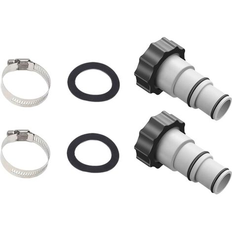 Poolschlauchadapter – 38 Mm Und 32 Mm – 2-zoll-außengewinde – Kompatibel Mit Filterpumpen Von 1500 Bis 4000 Gpm – 2er-pack