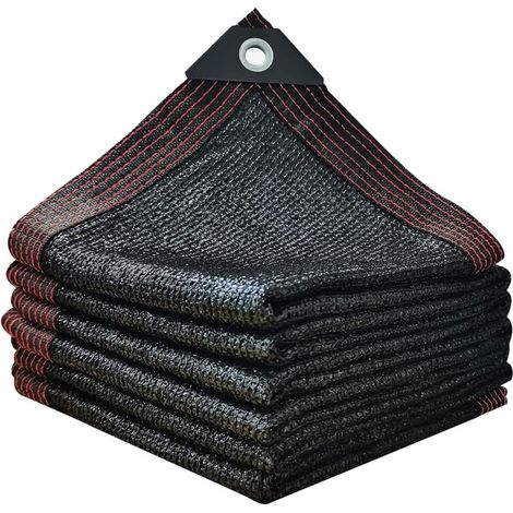 Sonnensegel – Rechteckiges Hdpe-gewebe, 90 % Uv-beständig – Für Garten, Terrasse, Balkon, Camping, Pergola – 2 X 3 M