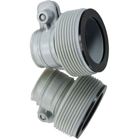 Adapter B – Für Poolfilterpumpen – Schlauchdurchmesser 32 Bis 38 Mm – 2er-pack