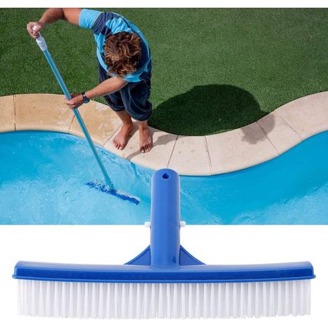 Poolbodenbürste – Mit Passendem Teleskopstiel – Verstärkte Borsten Aus Hochdichtem Polyethylen – Für Gfk- Und Stahlfolienpools – 1 Stück