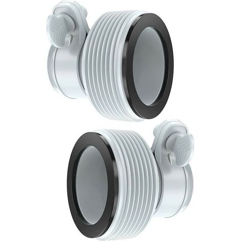 Filterpumpenadapter – 32 Mm Auf 38 Mm – Für Aufstellpools – 2er-pack