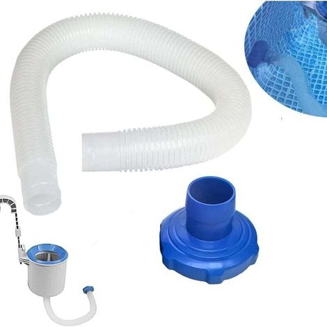 Skimmerschlauch Und Adapter – 75 Cm – 1,5 Zoll Innendurchmesser – Für Aufstellpools – 1 Stück