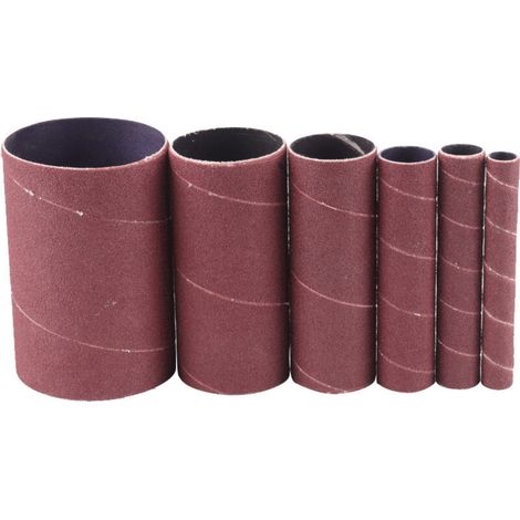 Schleifhülse – 115 Mm Höhe – Körnung 12, 20, 25, 38, 55, 80 – Für Kurven Und Rundungen – 6er-pack