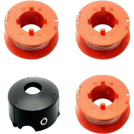 1,6 Mm Trimmerfadenspule – Für Bosch Art 23/26/30 Combitrim Easytrim Akku-rasenmäher – 3er-pack + 1 Schutzhülle