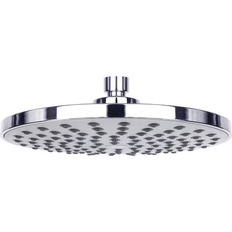 Runde Duschplatte Aus Edelstahl 304 – Hochdruck Für Niedrigen Wasserverbrauch – Wand- Oder Deckenmontage – Chrom-finish – 1-teilig