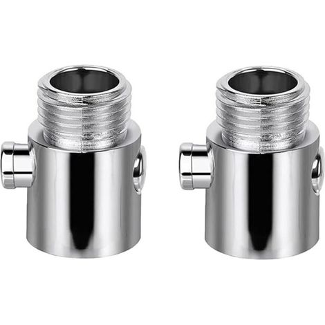 Duschabsperrventil – Absperrventil Aus Messing Für Duschköpfe – Integriertes Absperrventil – G1/2"-gewinde – Für Handbrausen – 2 Stück