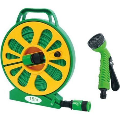 Schlauchtrommel – Flacher Pvc-schlauch – Für Garten- Und Autowäsche – 20 M