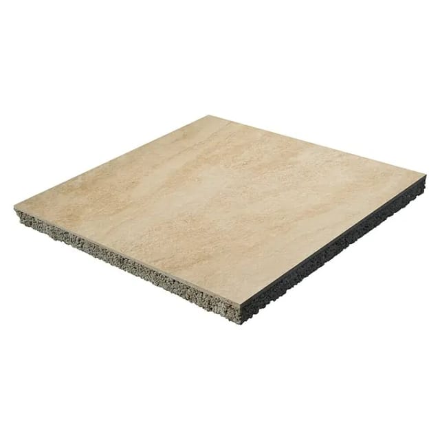 Diephaus Terrassenplatte Keramikverbund Perlmutt 60 x 60 x 4 cm