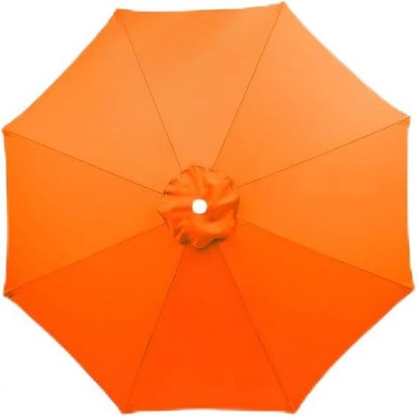 Freitragender Sonnenschirm – 2,5 M – 8 Streben – Für Garten, Hof, Terrasse, Strand, Pool – Orange – 1 Stück