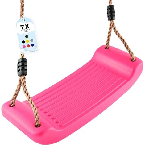 Kinderschaukel – Ergonomischer, Rutschfester Sitz – Für Garten Oder Innenbereich – Maximale Belastung 75 Kg – Wetterbeständiger Kunststoff – 1 Stück
