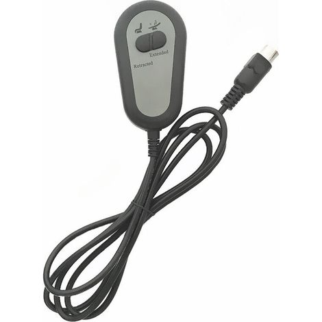 Fernbedienung Für Relaxsessel – Manuelle 2-tasten-steuerung – Kompatibel Mit Elektrosesseln Und Liftern – 5-poliger Rundstecker – 22 Awg – 5 A