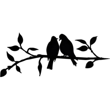 Vogelsilhouette – 4 Mm Stahl – Gartendekoration Für Terrasse Oder Garten – Für Bäume Und Zäune – 1 Stück
