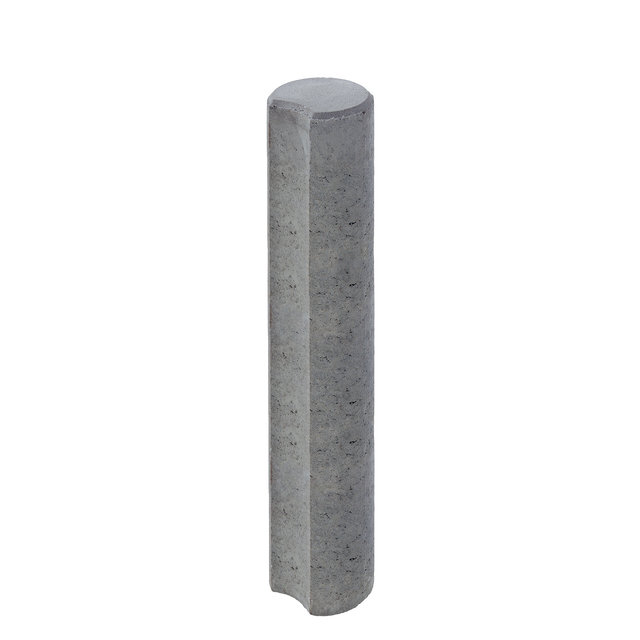 Diephaus Minipalisade gekehlt Grau 80 x 11 x 11 cm