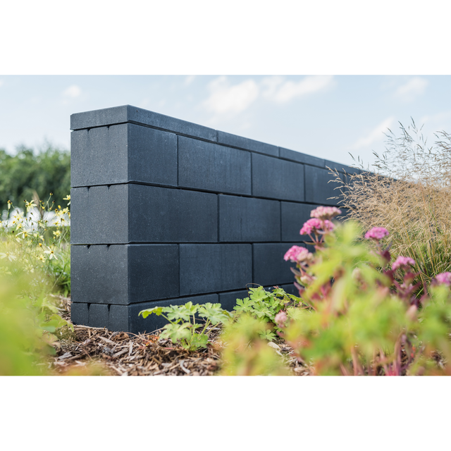 Diephaus Abdeckplatte Patea Basalt mit Glimmer 45 x 22,5 x 5 cm