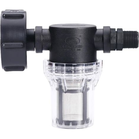 Wasserhahnanschluss Für Tank – S60x6 Adapter Mit Integriertem Filter – 1/2-zoll-gartenschlauchanschluss – Für Regenwassersammler – 1 Stück