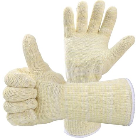 Grillhandschuhe – Hitzebeständige Handschuhe Bis 500 °c – Für Grill, Backofen, Kamin, Schweißen – Einheitsgröße – 1 Paar