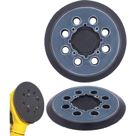 Schleifteller – 125 Mm – 8 Staubabsaugöffnungen – Kompatibel Mit Exzenterschleifern – 1 Stück