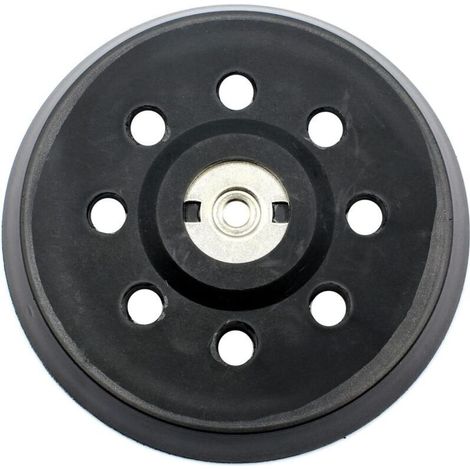 Schleifteller – 125 Mm – 8 Löcher – Kompatibel Mit Den Exzenterschleifern Sxe 325 Intec, Sxe 425 Und Sxe 425 Turbotec – 1 Stück