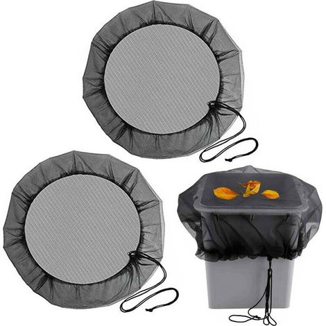 Regenwassersammelnetz – 95 Cm – Mit Kordelzug – Für Den Außenbereich – 2er-pack