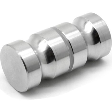 Doppelseitiger Runder Türgriff – Edelstahl Sus 304 – Für Glas- Und Holztüren – Stärke 3 Bis 16 Mm – 9-mm-befestigungsloch – Paar