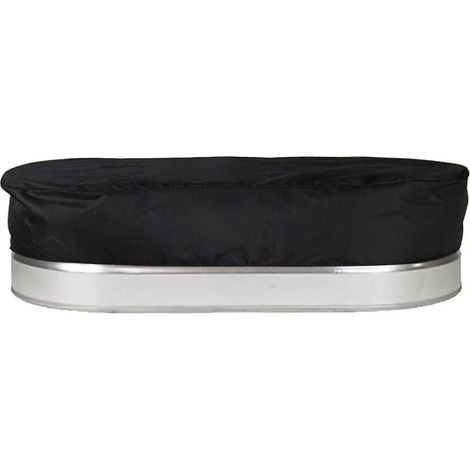 Ovale Poolabdeckung – 420d Oxford-gewebe – Für Aufstellpools (60 X 120 Cm) – Verstärkter Kordelzug – 1-teilig