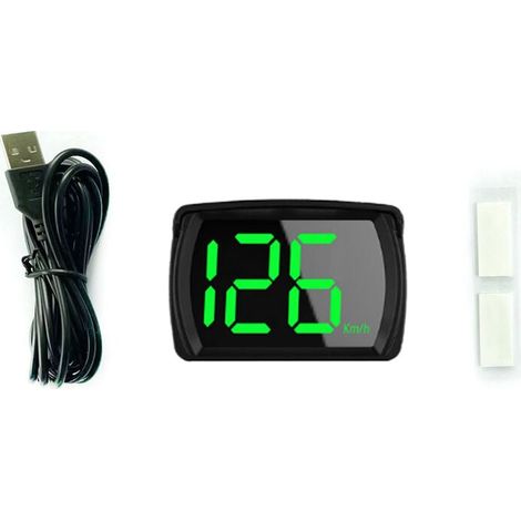 Head-up-display – Digitaler Gps-tachometer – Für Auto, Lkw, Suv, Motorrad – Km/h-anzeige – 1 Stück